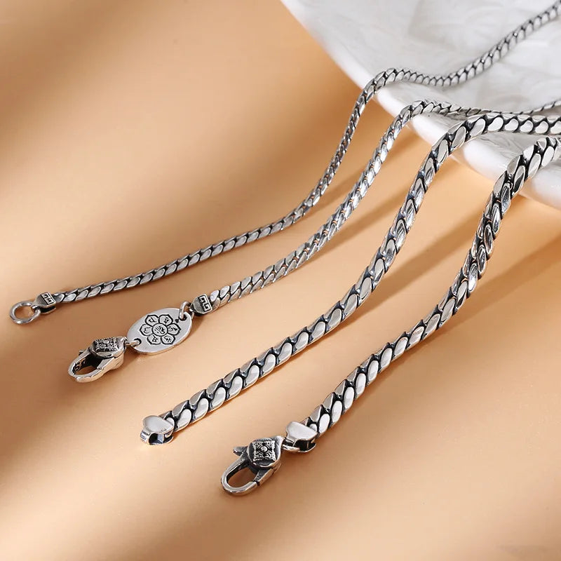 Corrente Malibu - Prata 925 (5mm/3mm)