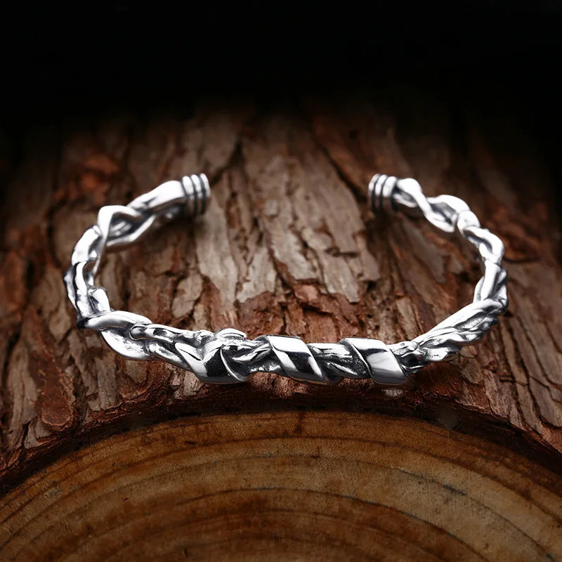 Bracelete Vintage Ribbon - Prata 925