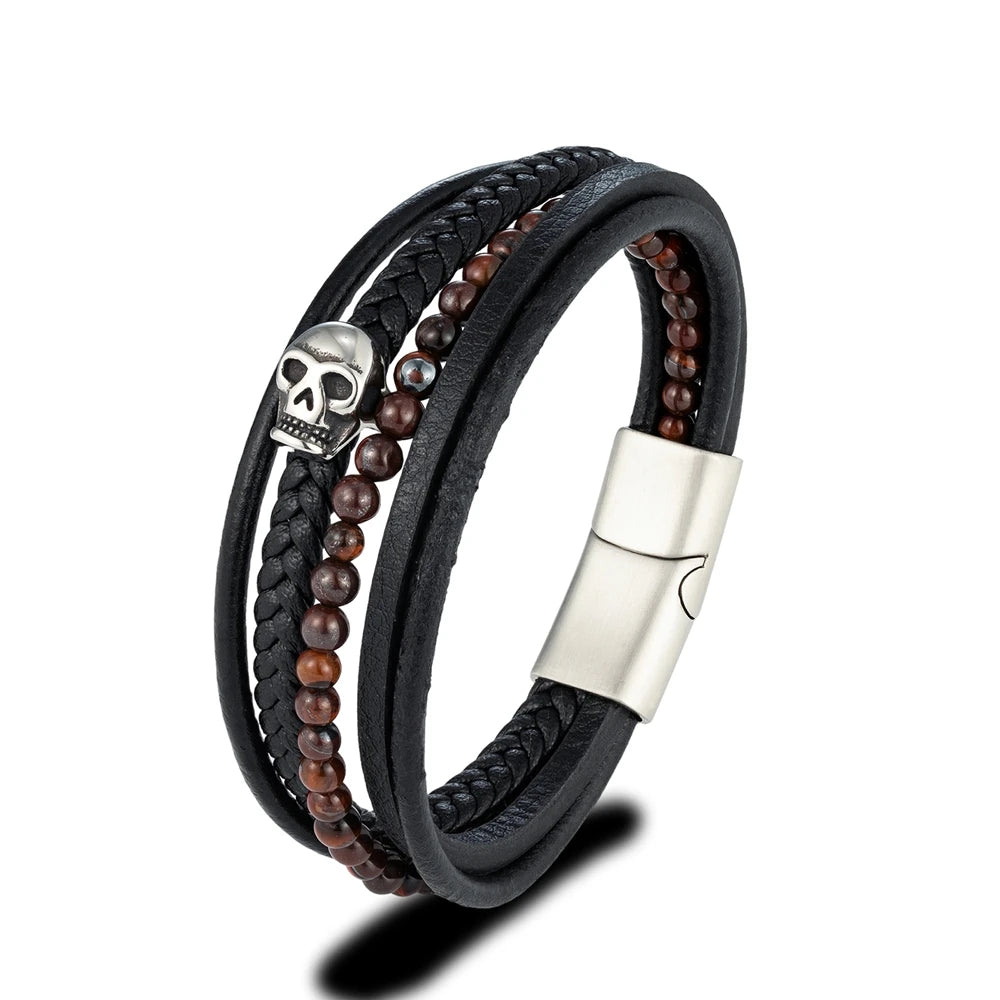 Pulseira Skull Tiger