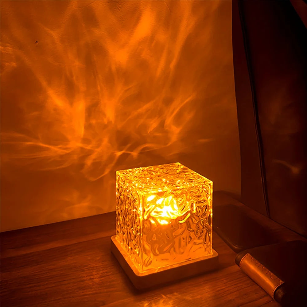 AuroraGlow: Luminária Anti-Estresse (16 Cores)