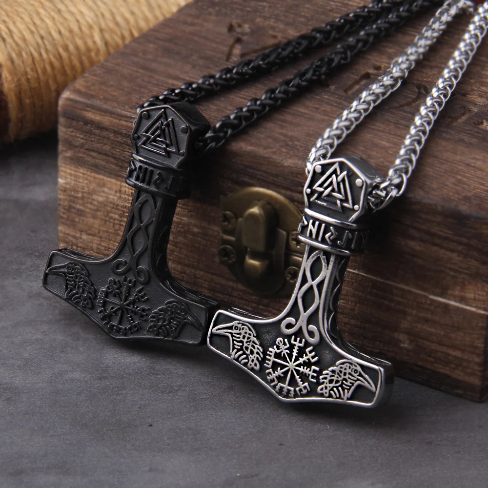Colar Nórdico Mjolnir