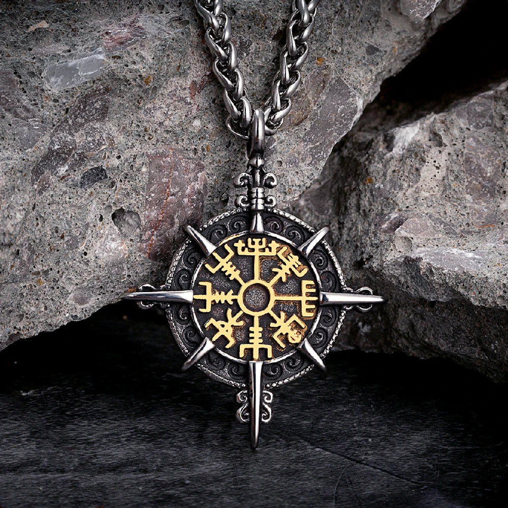 Colar Bússola Viking