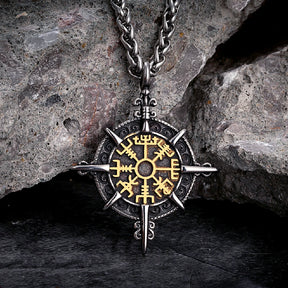 Colar Bússola Viking