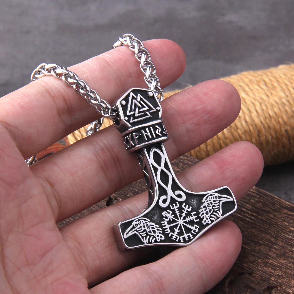 Colar Nórdico Mjolnir