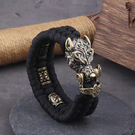 Pulseira Lobo Viking