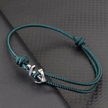 Pulseira Âncora da Sorte (ajustável)