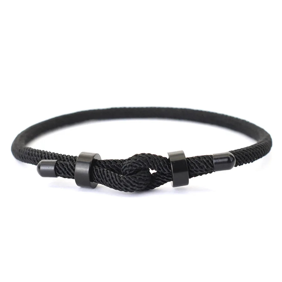 Pulseira Origin - Aço e Corda Milanesa