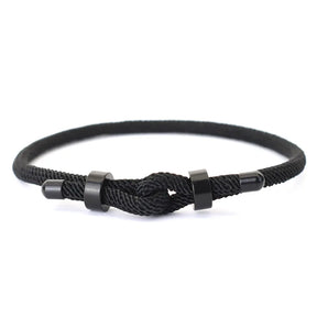 Pulseira Origin - Aço e Corda Milanesa