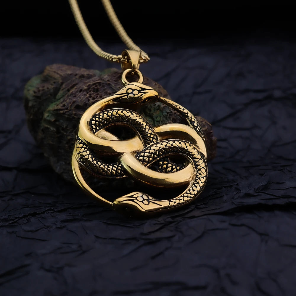 Colar Iron Serpent - Aço Inoxidável