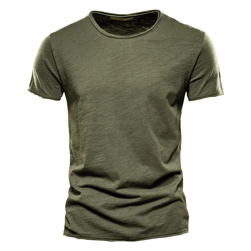 Camiseta Básica Masculina Premium 100% Algodão