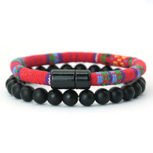 Pulseiras Nomad – Tecido e Pedra