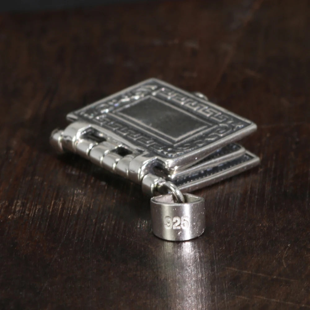 Pingente Holy Bible (Bíblia Sagrada) - Prata 925