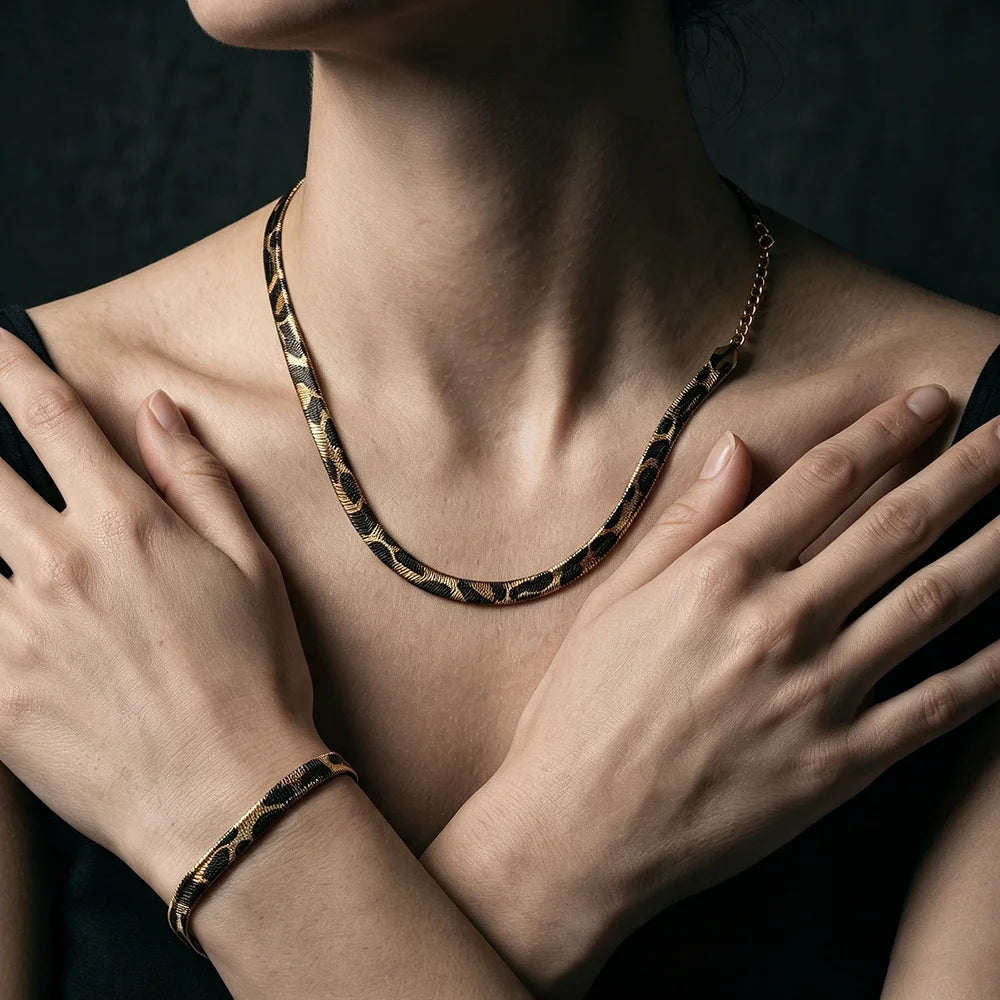 Colar | Pulseira Serpente (Unissex) - MensGlory