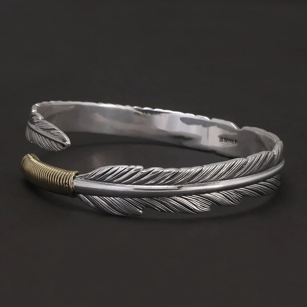Bracelete Pena Vintage – Prata 999.9