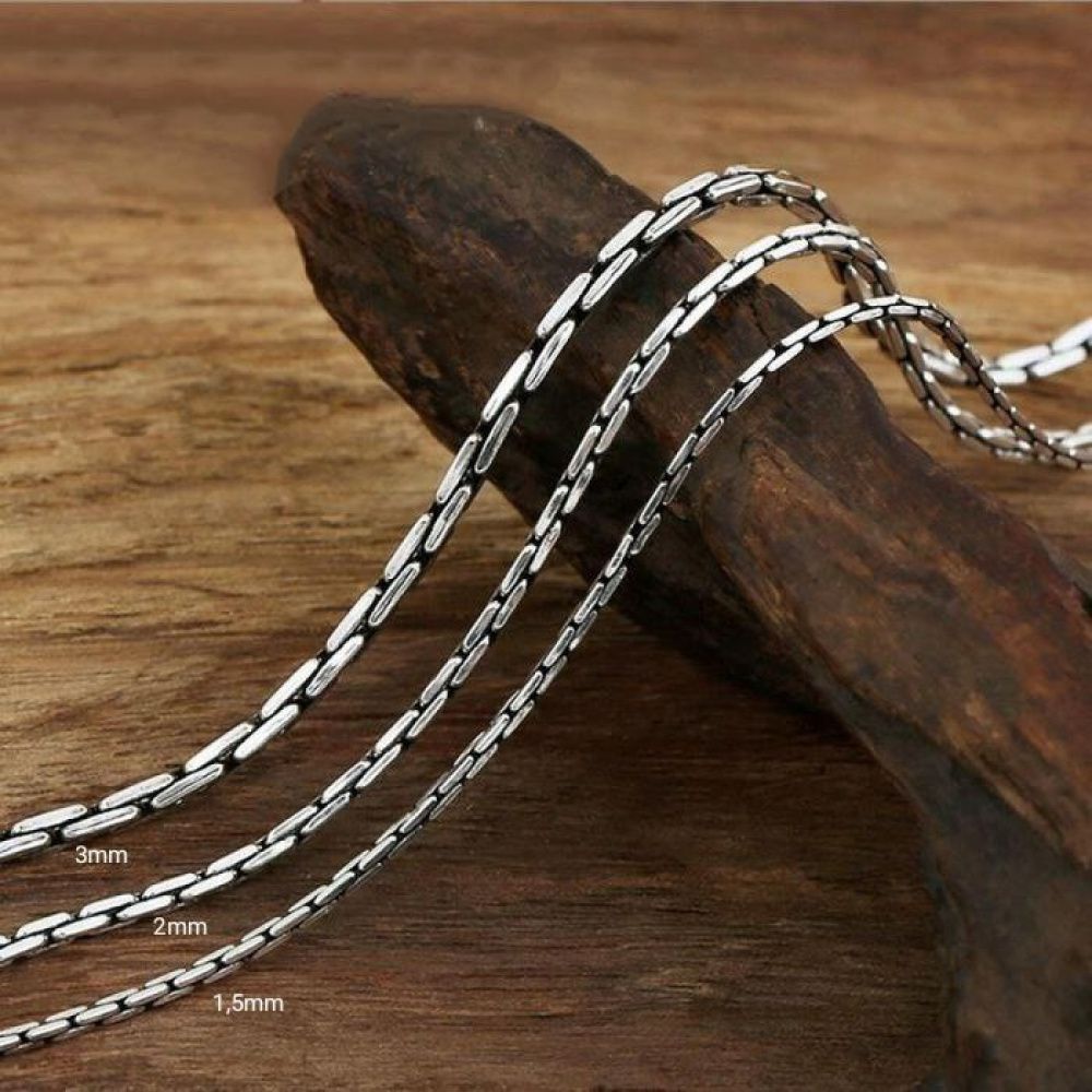 Corrente Vintage Bamboo - Prata 925